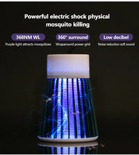 UV Mosquito Killer Lamp — Silent Bug Trap, USB Powered & Chemical-Free
