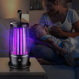UV Mosquito Killer Lamp — Silent Electric Insect Trap, USB Rechargeable