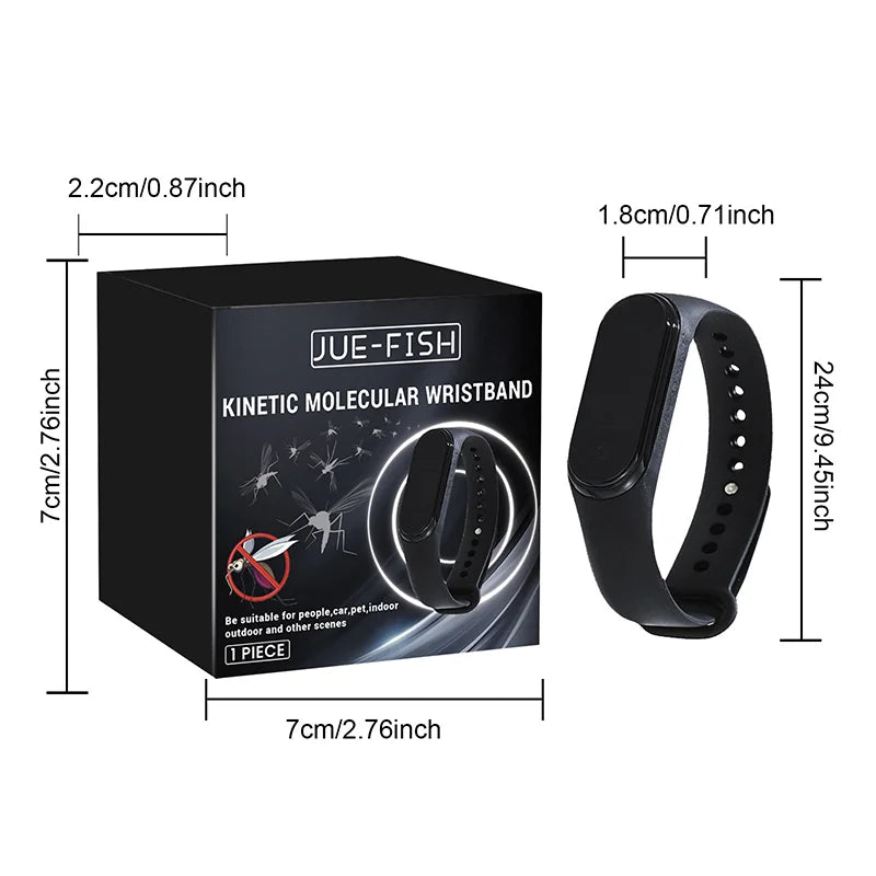 Ultrasonic Mosquito Repellent Wristband — Chemical-Free Bug Repeller Bracelet