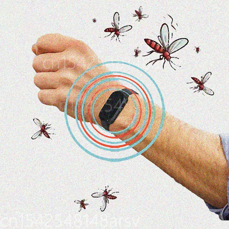 Ultrasonic Mosquito Repellent Wristband — Chemical-Free Bug Repeller Bracelet