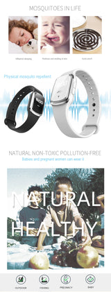 Ultrasonic Mosquito Repellent Watch — Chemical-Free Bug Repeller Watch