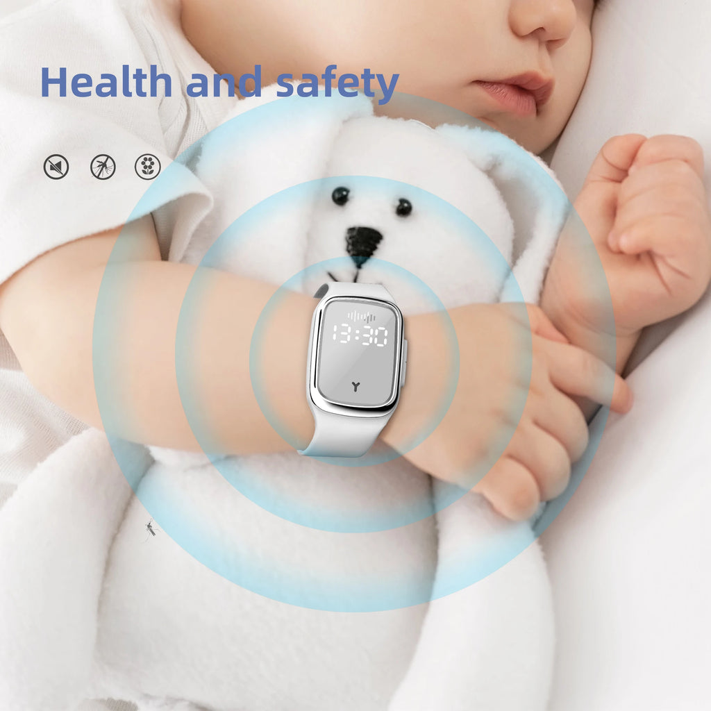 Ultrasonic Mosquito Repellent Watch — Chemical-Free Bug Repeller Watch