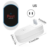Plug-In Ultrasonic Pest Repeller — Silent Mosquito, Bug & Rodent Repellent