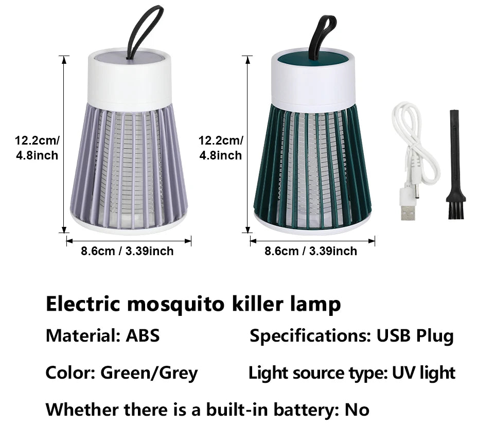 UV Mosquito Killer Lamp — Silent Bug Trap, USB Powered & Chemical-Free
