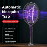 360° Telescopic Electric Mosquito Swatter — Rechargeable Bug Zapper Racket