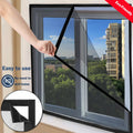 Self-Adhesive Magnetic Mosquito Window Net — Cut to Size Insect Screen Mesh