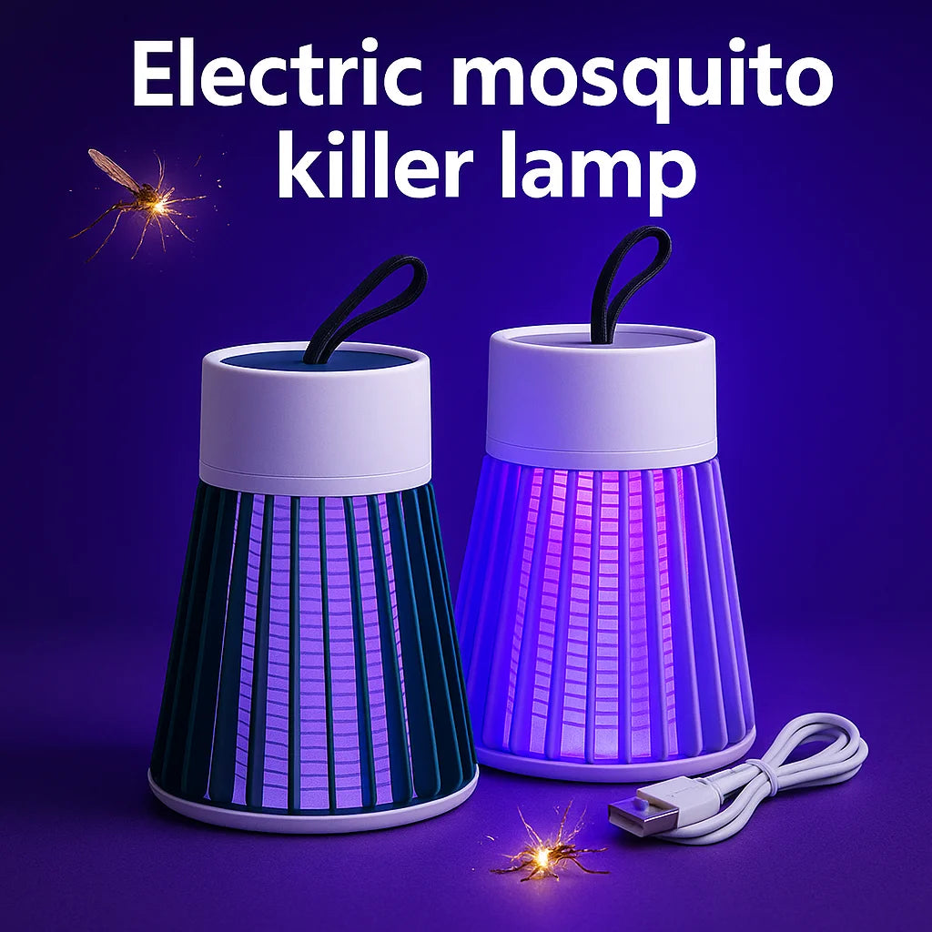 UV Mosquito Killer Lamp — Silent Bug Trap, USB Powered & Chemical-Free