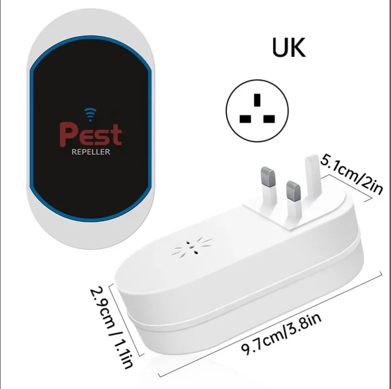 Plug-In Ultrasonic Pest Repeller — Silent Mosquito, Bug & Rodent Repellent