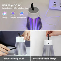 UV Mosquito Killer Lamp — Silent Bug Trap, USB Powered & Chemical-Free