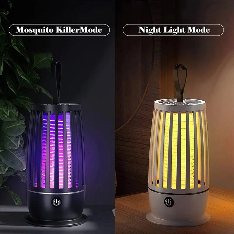 UV Mosquito Killer Lamp — Silent Electric Insect Trap, USB Rechargeable