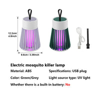 UV Mosquito Killer Lamp — Silent Bug Trap, USB Powered & Chemical-Free
