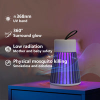 UV Mosquito Killer Lamp — Silent Bug Trap, USB Powered & Chemical-Free