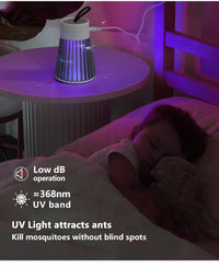 UV Mosquito Killer Lamp — Silent Bug Trap, USB Powered & Chemical-Free