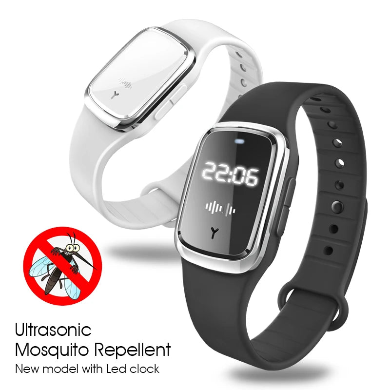 Ultrasonic Mosquito Repellent Watch — Chemical-Free Bug Repeller Watch