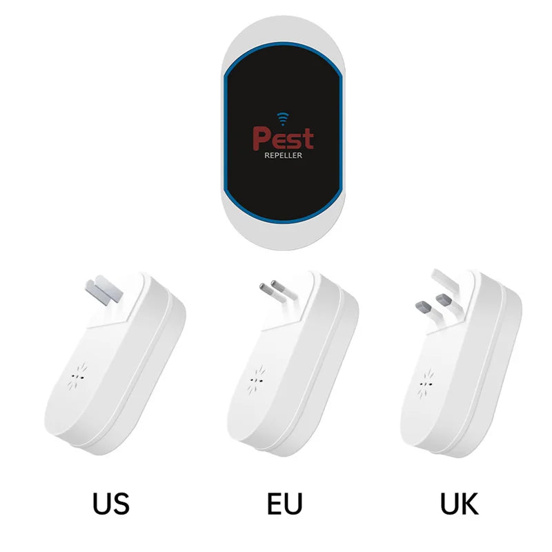 Plug-In Ultrasonic Pest Repeller — Silent Mosquito, Bug & Rodent Repellent