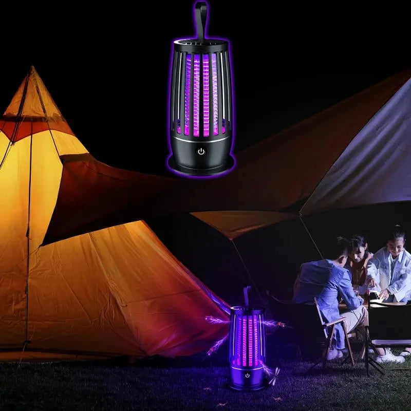 UV Mosquito Killer Lamp — Silent Electric Insect Trap, USB Rechargeable